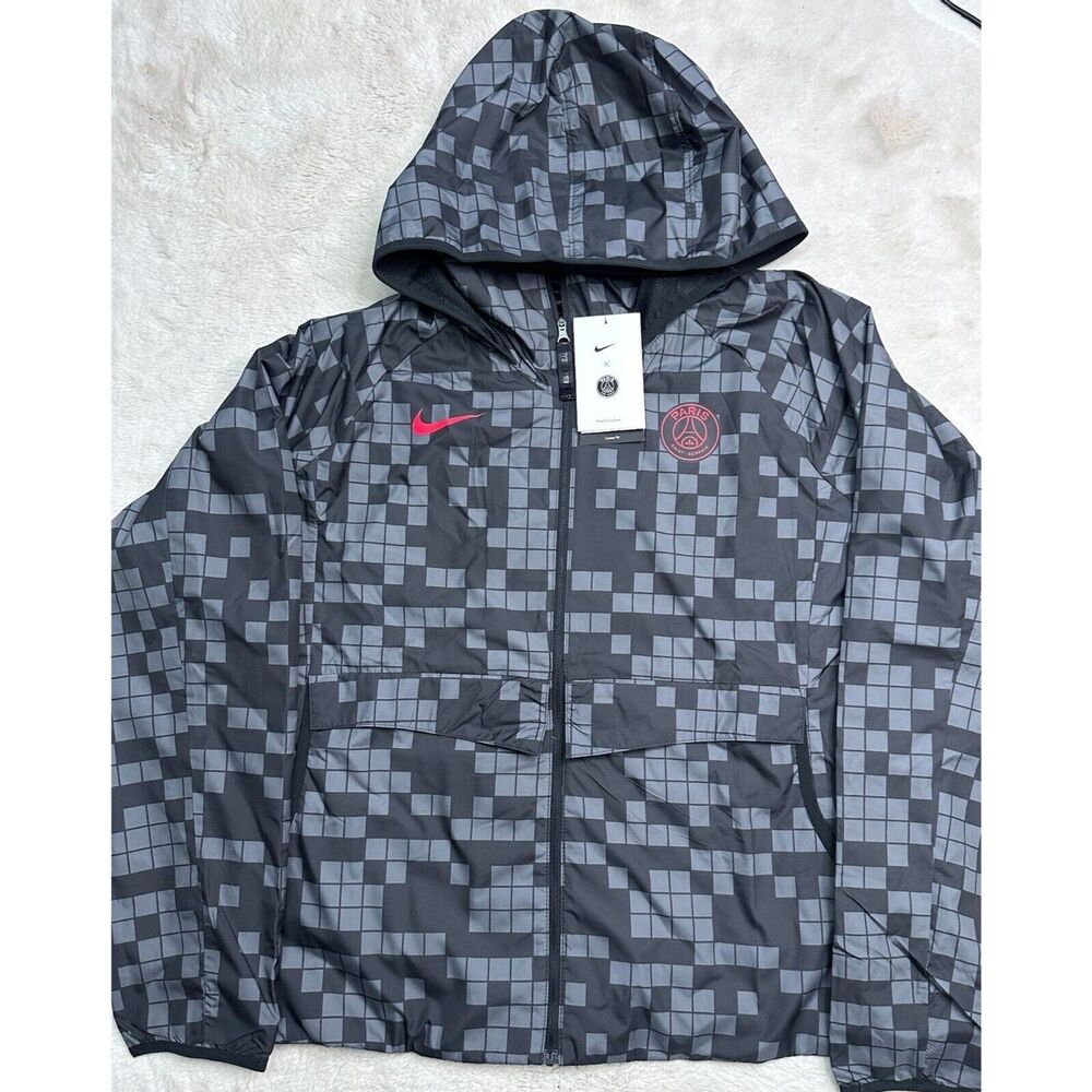 Nike Women's Large Paris Saint-Germain Hooded Soccer Jacket DB8139-025 NEW